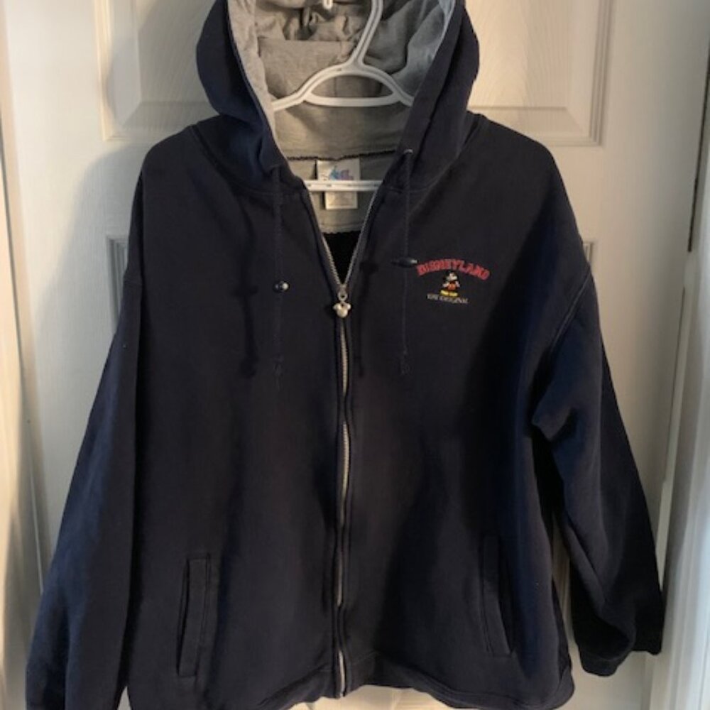 DISNEY ZIPPERED MENS HOODIE